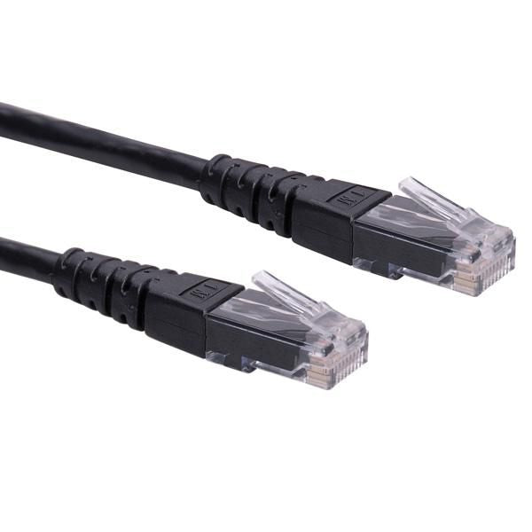 ROLINE Patchkabel Kat.6 Class E UTP schwarz 1,5m
