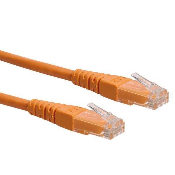 ROLINE UTP-Patchkabel Kat.6, orange 3,0m (21.15.1557)