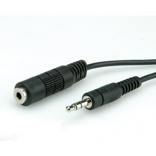 ROLINE 3.5MM VER.-KABEL ST/BU.5M