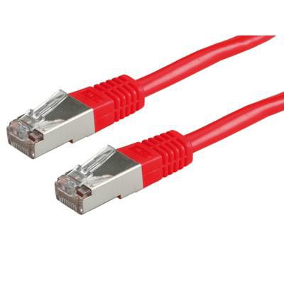 VALUE Patchkabel Kat.6 Class E S/FTP PiMF rot 0,5m