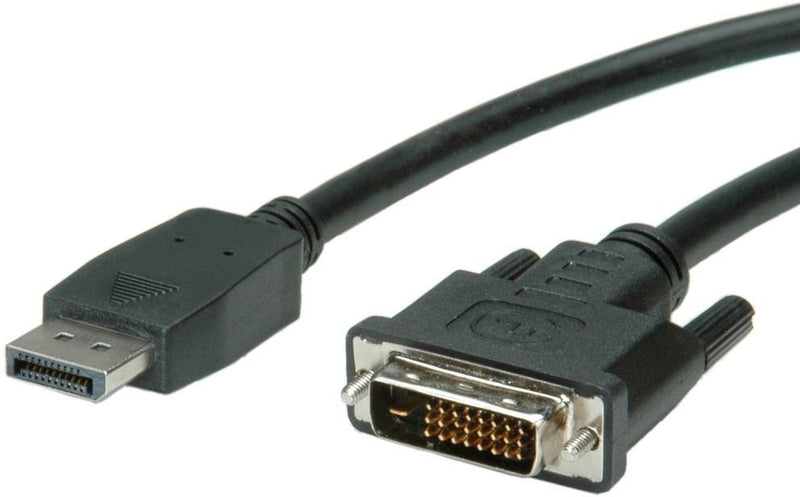 VALUE DisplayPort Kabel DP ST - DVI-D ST, schwarz,1,5 m