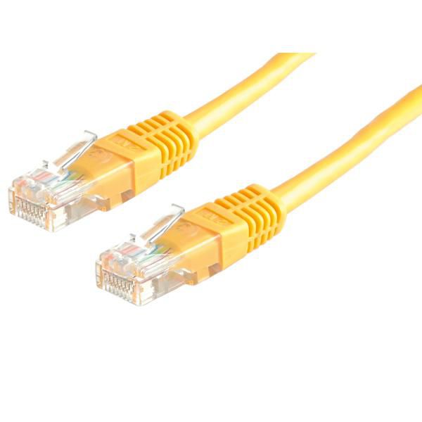 VALUE Patchkabel Kat.6 Class E UTP gelb 2m