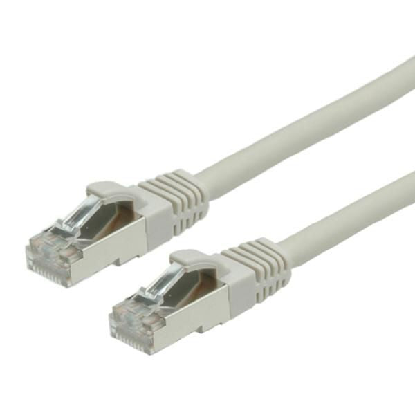 VALUE Patchkabel Kat.6 Class E S/FTP PiMF LSOH grau 10m