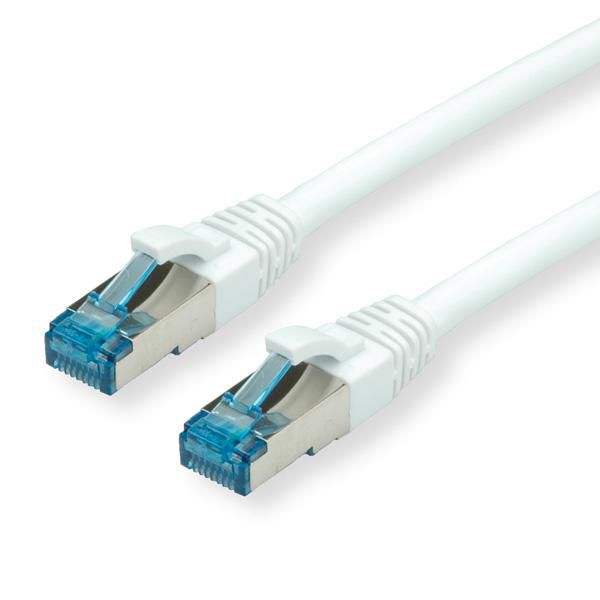 "VALUE Patchkabel Kat.6A Class EA S/FTP PiMF LSOH weiss 7m"