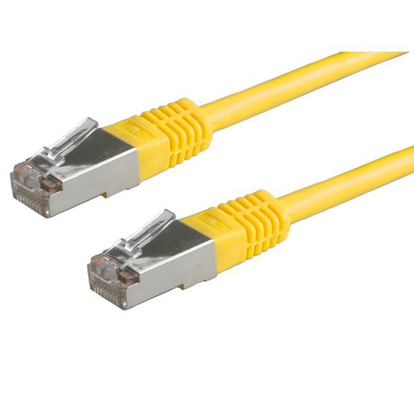 VALUE Patchkabel Kat.6 Class E S/FTP PiMF gelb 2m