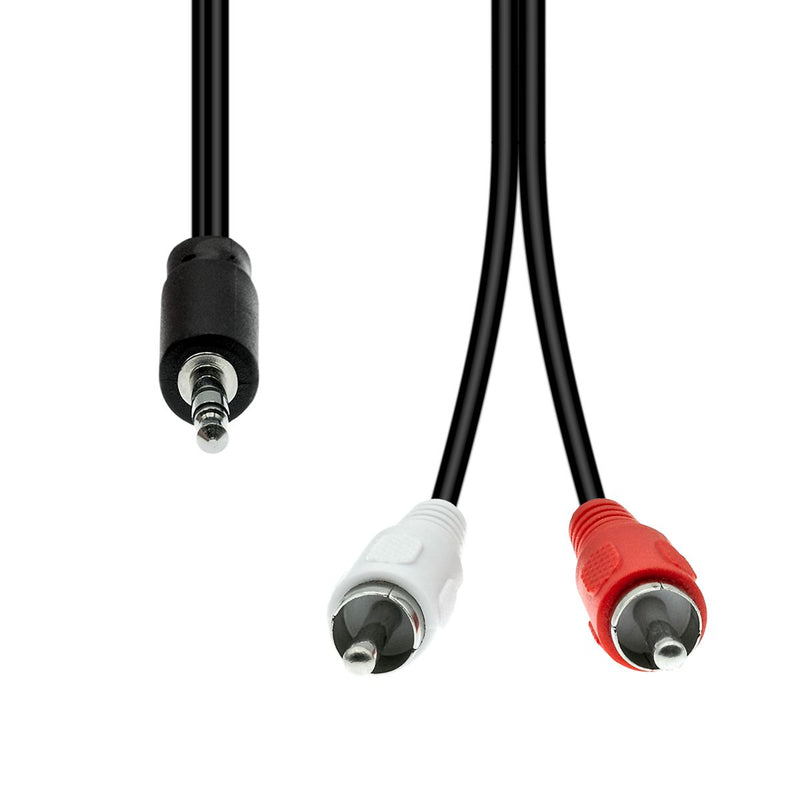 "3-Pin to 2 x RCA Cable M-M"