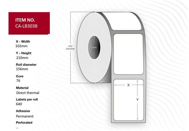 Diameter 156 mm. Thermal