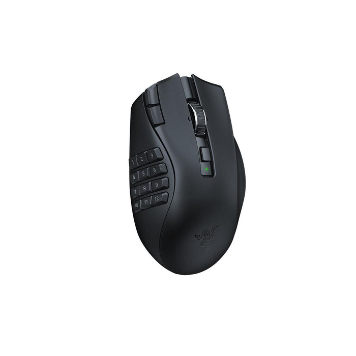 Razer Naga V2 HyperSpeed - Mouse - ergonomic - right-handed - optical - 21 buttons - wireless - Bluetooth, 2.4 GHz - USB wireless receiver