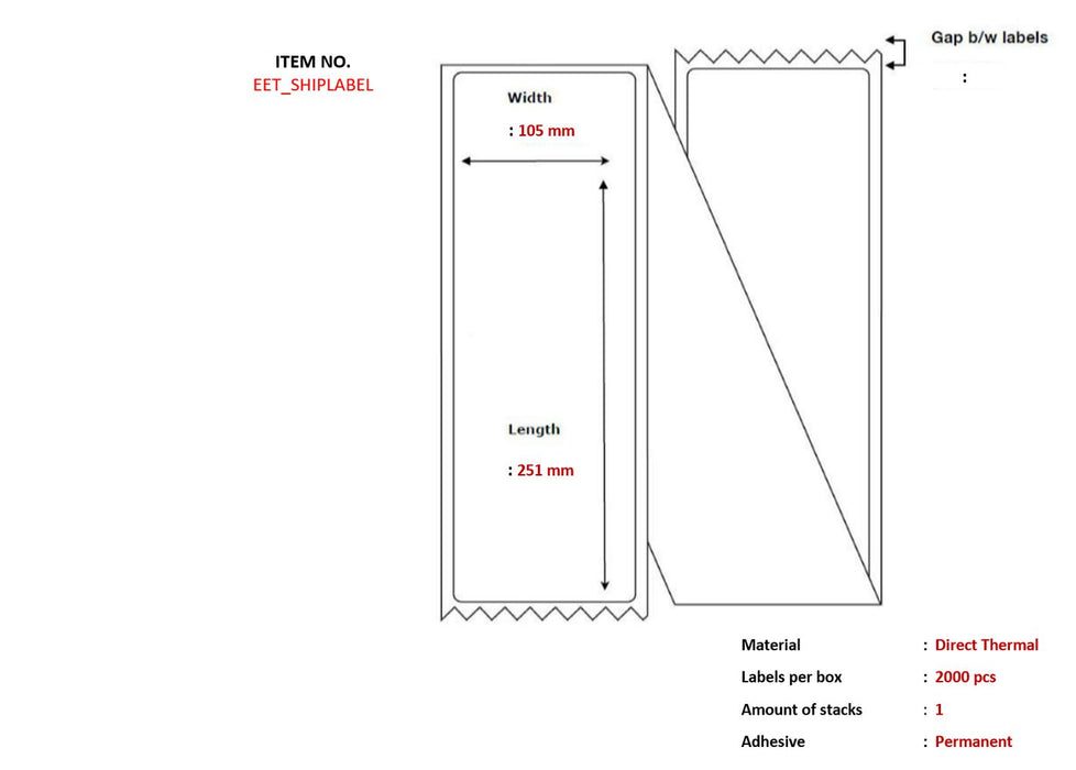 2000 pcs / box,  z-fals