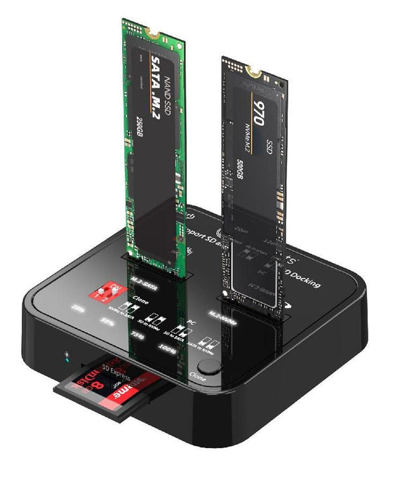 SATA/NVMe SSD Clone Docking