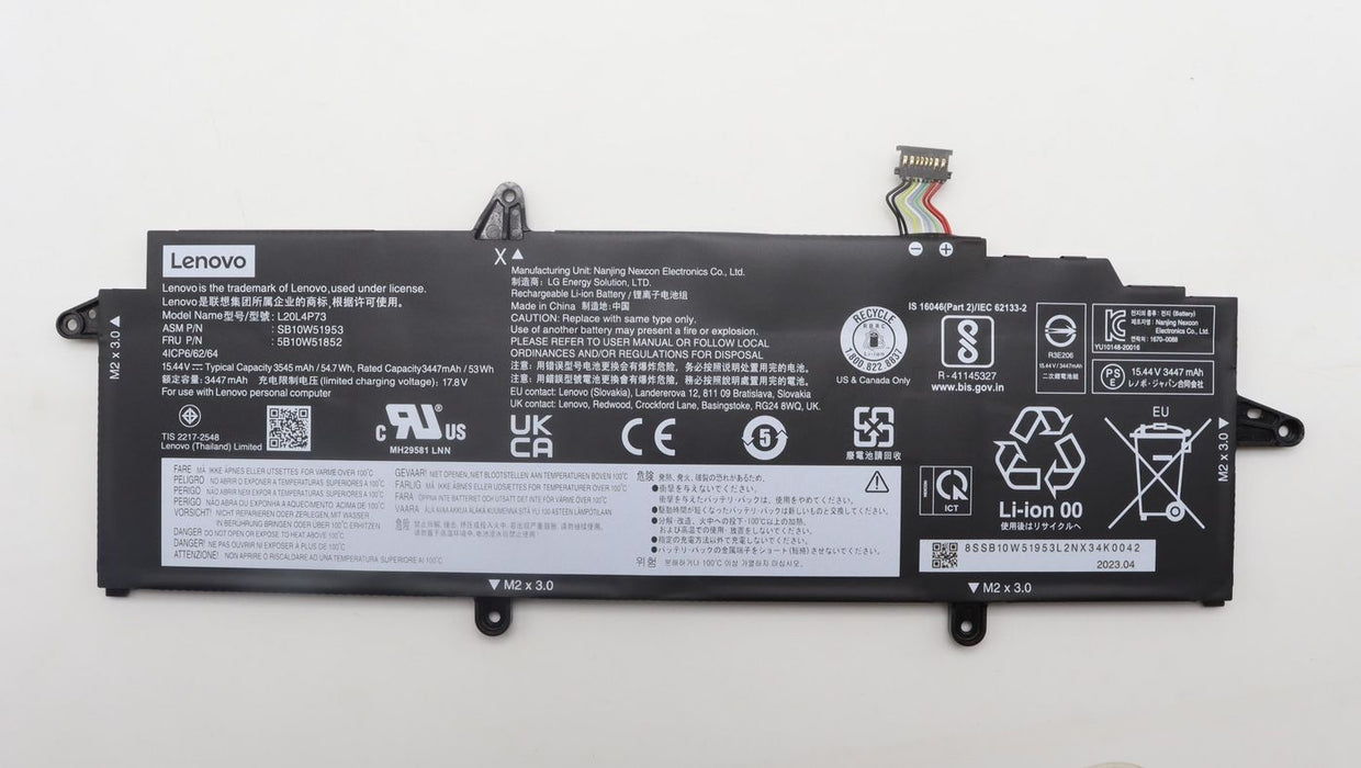 battery, 54.7Wh capacity