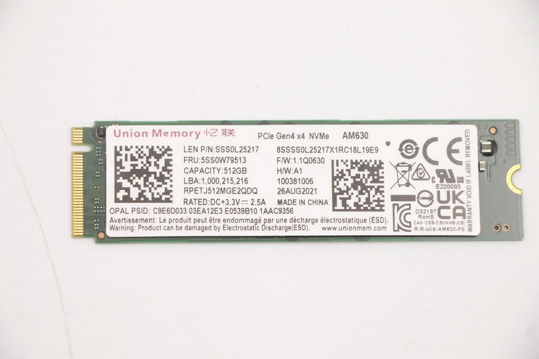 SSD with OPAL security