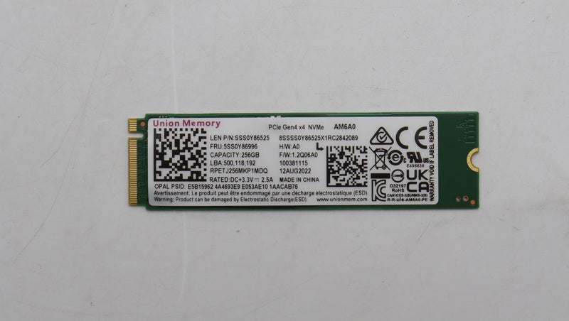 SSD with OPAL 2.0