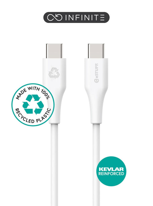 Cable 0.5m White. Recycled