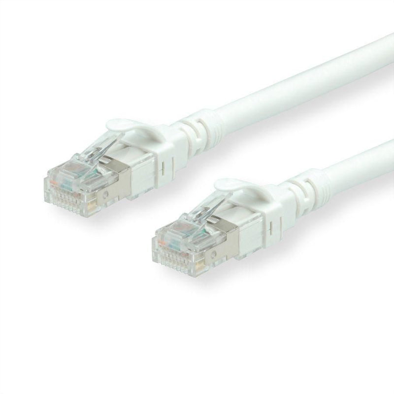 ROLINE Patchkabel Cat.6A S/FTP (PiMF), Component Level, LSOH, wei, 10 m
