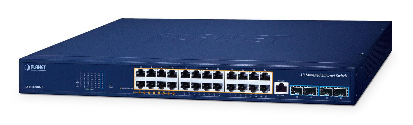 90W 802.3bt PoE + 16-Port