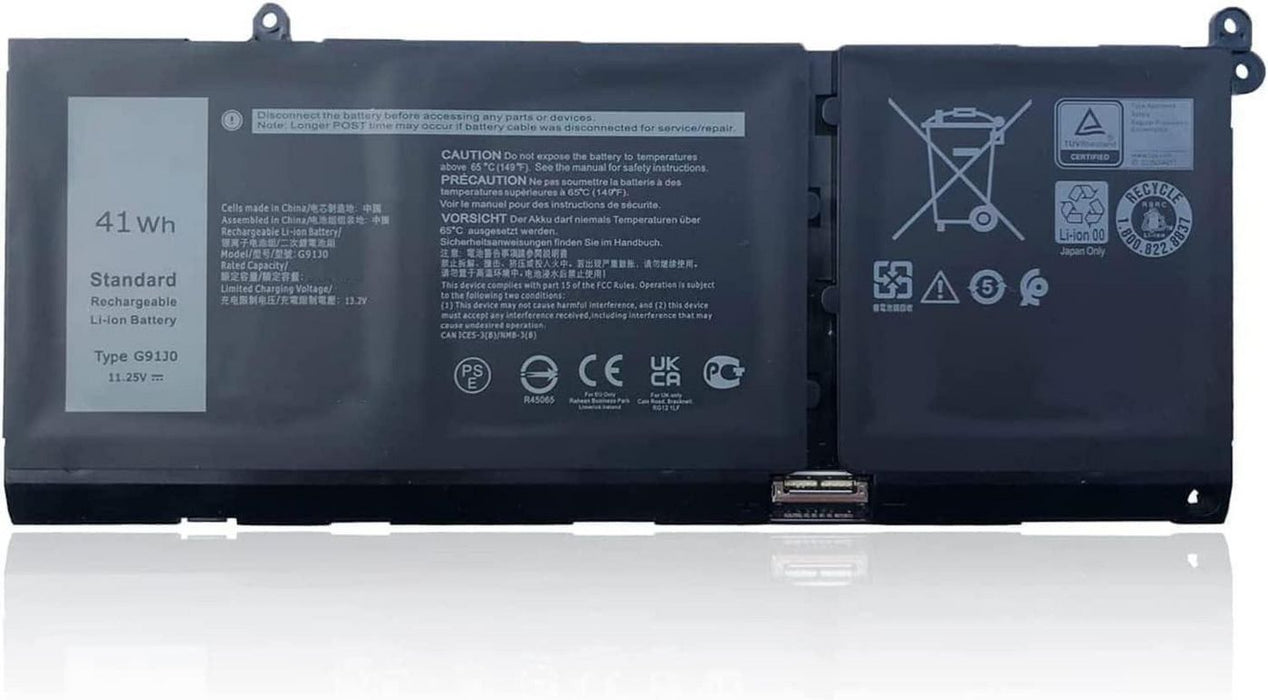 11.4V 3300mAh, Black for Dell