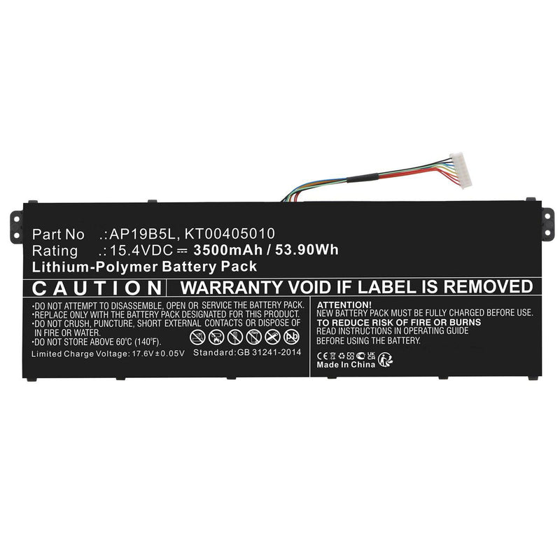 51.68Wh 15.2V 3400mAh