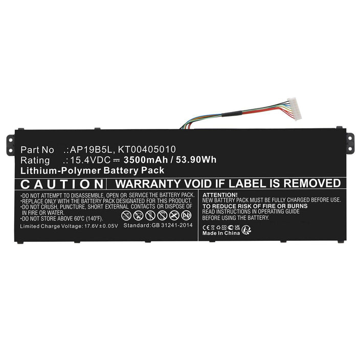 15.2V 3400mAh, Black