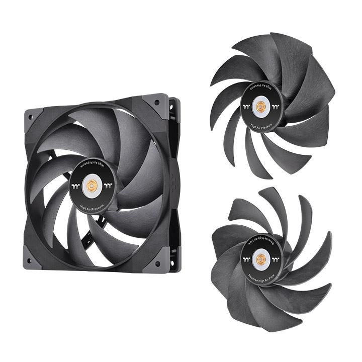 140mm Thermaltake GT14 PC Cooling Fan TT Premium Edition Black - 1 Pack