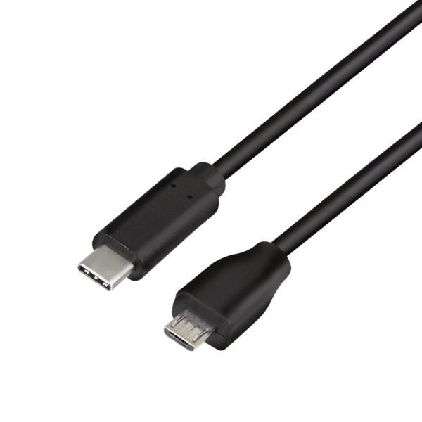 micro USB/M, black, 1 m