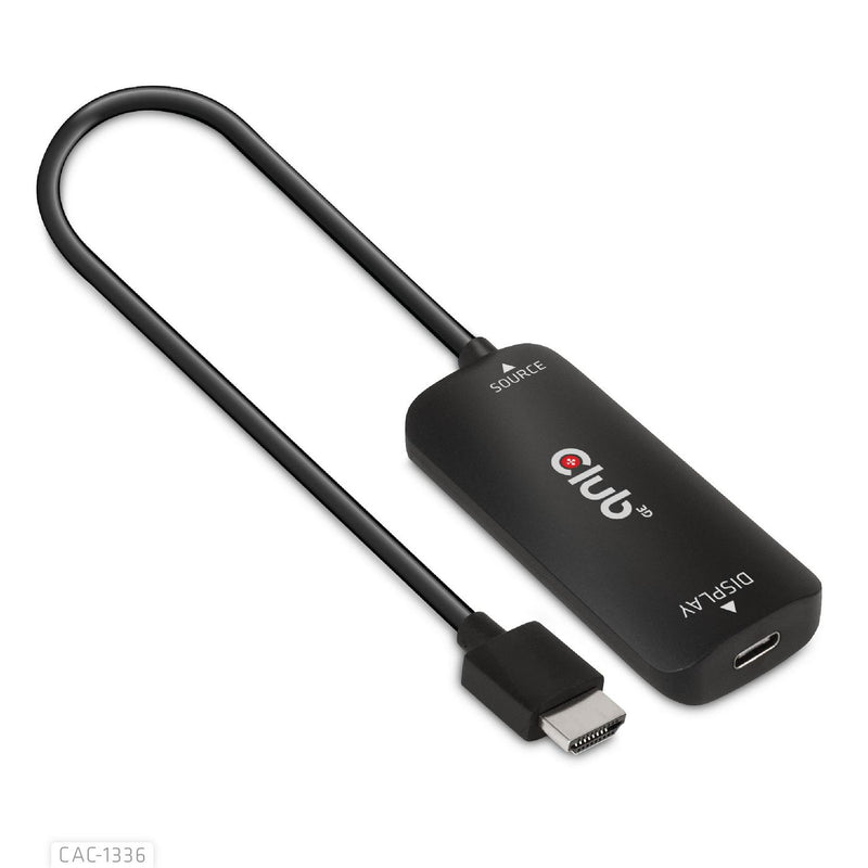 Club3D Adapter HDMI + MicroUSB > USB-C 4K120Hz aktiv St/Bu