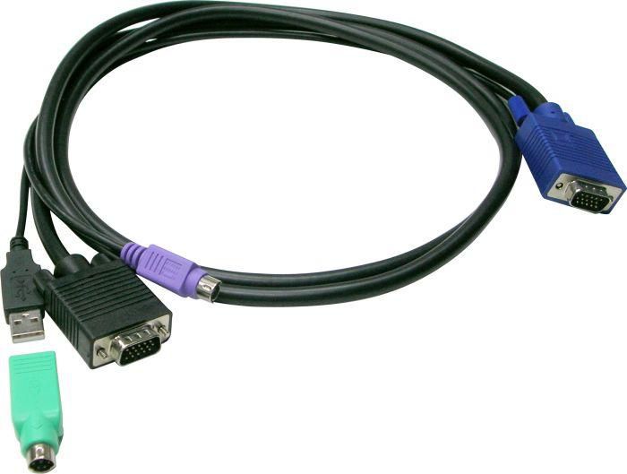 KVM Kabel ACC-3203 USB+PS/2 5.00m