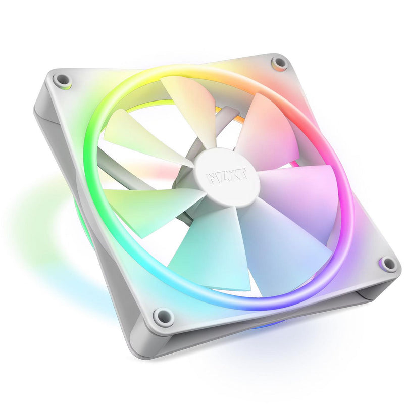 140mm NZXT F-Serie F140 RGB DUO Lüfter Single White RF-D14SF-W1
