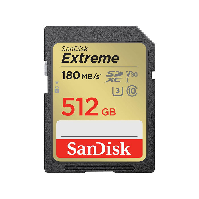 EXTREME 512GB SDXC MEMORY CARD