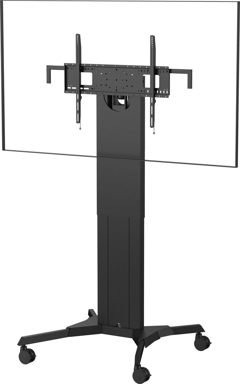 Vision - Cart - motorised - for flat panel - trolley - steel - matte black - screen size: 47"-90" - for Microsoft Surface Hub 3 for Business