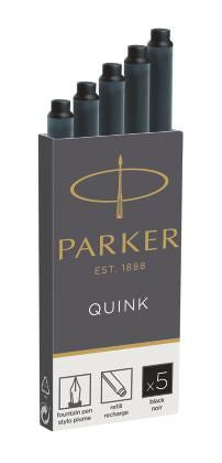 1x5 Parker Tintenpatrone Quink schwarz