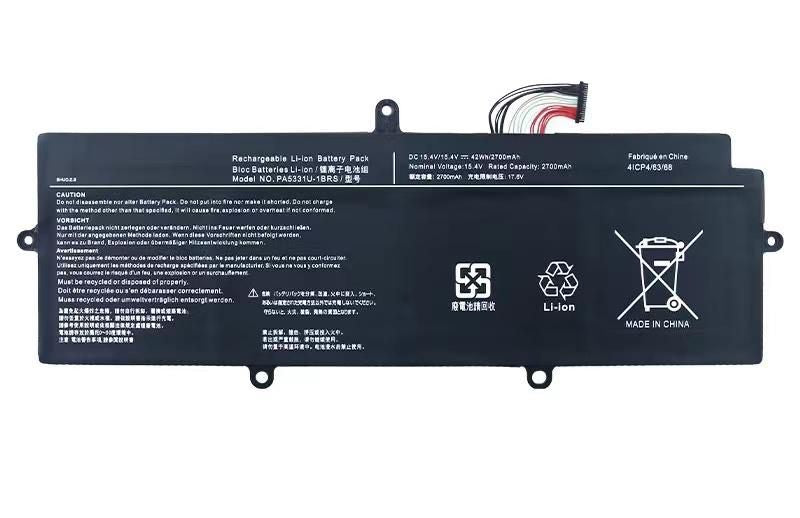 2725mAh for Toshiba Notebook