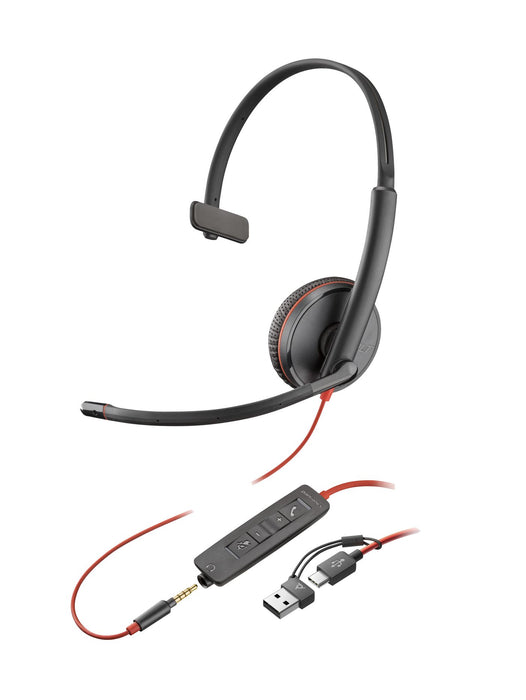 Headset +3.5mm Plug +USB-C/A
