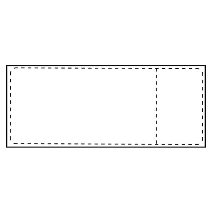 Fanfold. Direct Thermal, with