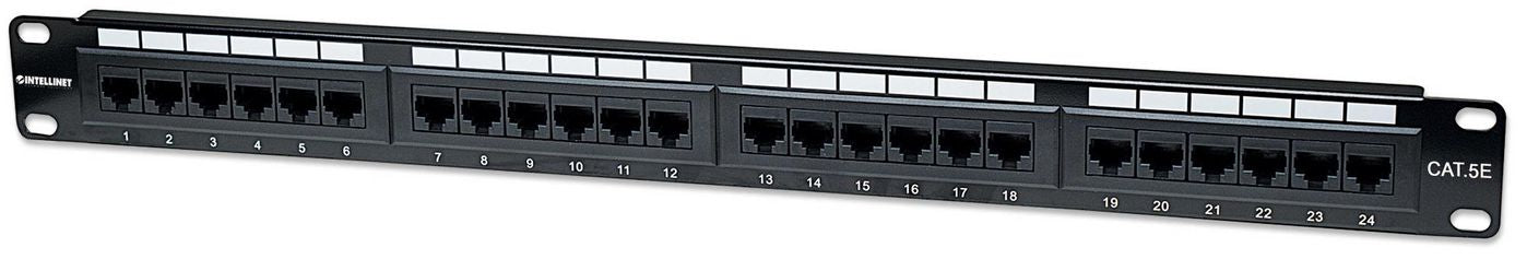 CAT5E PATCH PANEL 24-PORT UTP-