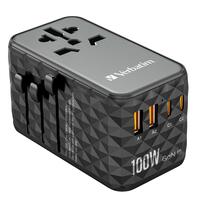 Travel Adapter with 2x USB-C
