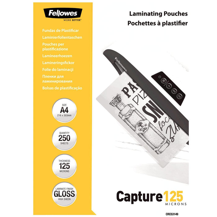 Laminating Pouch 125MIC A4 250pk