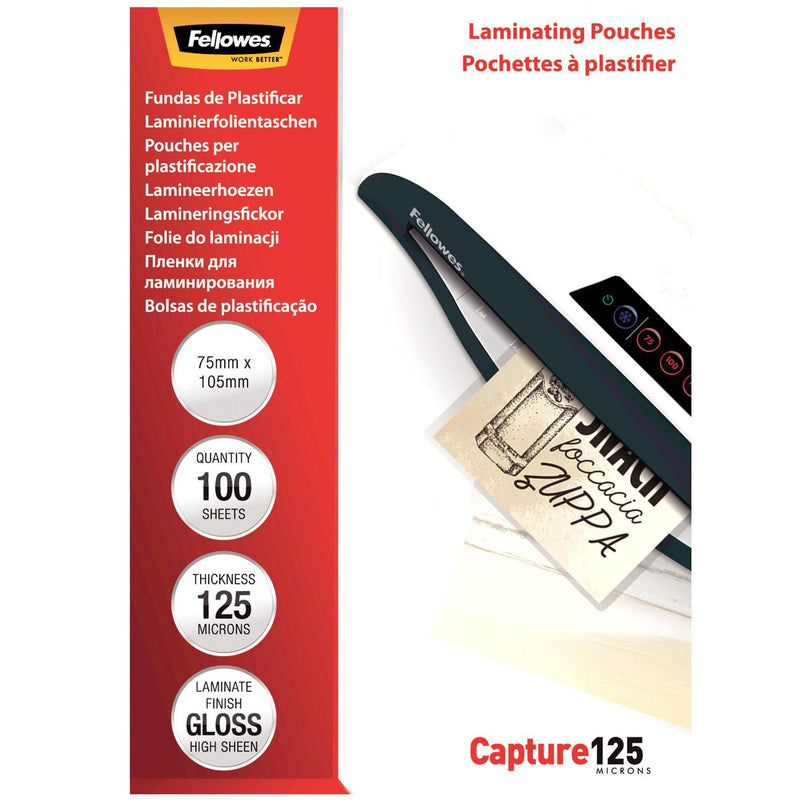 Laminat Pouch 75x105mm 125MIC 100pk
