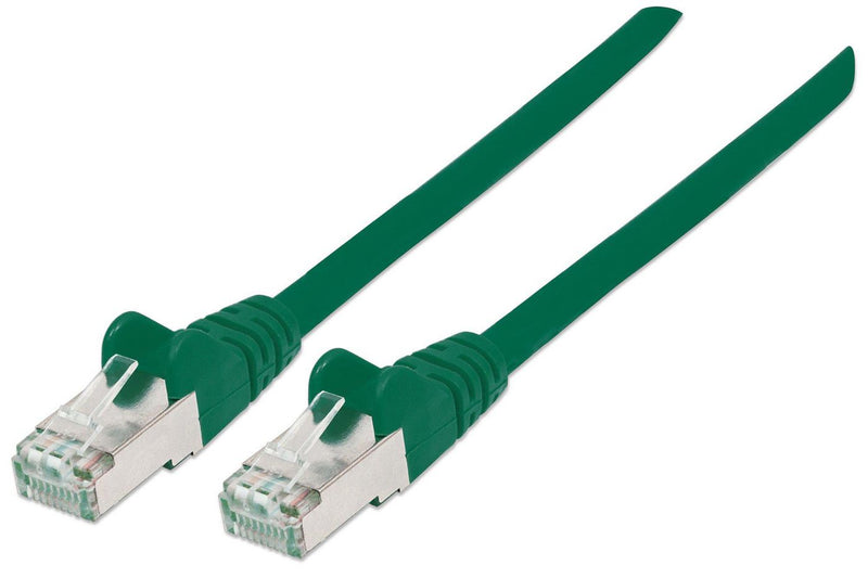 Patchkabel RJ45 S/FTP Cat6 Kupfer LSZH 1,0m grün
