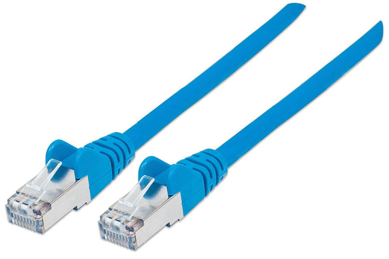 Patchkabel RJ45 S/FTP Cat6 Kupfer LSZH 10m blau