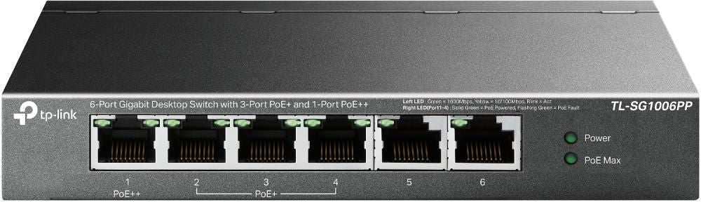 with 3-Port PoE+ and 1-Port