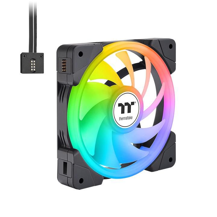 140mm Thermaltake SWAFAN EX14 ARGB PC Cooling Fan TT Premium Edition 3 Fan Pack