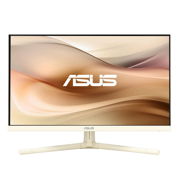 ASUS VU249CFE-M - LED monitor - gaming - 24" - 1920 x 1080 Full HD (1080p) @ 100 Hz - IPS - 250 cd/m² - 1300:1 - 1 ms - HDMI, USB-C - oat milk