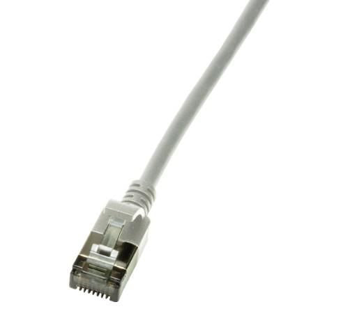 Logilink Patchkabel CAT6A U/FTP TPE SlimLine grau 0,5m