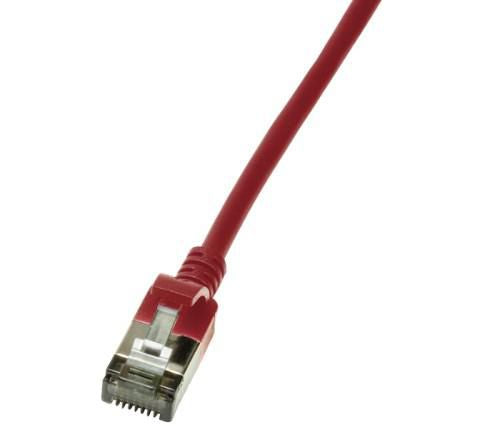 Logilink Patchkabel CAT6A U/FTP TPE SlimLine rot 1,0m