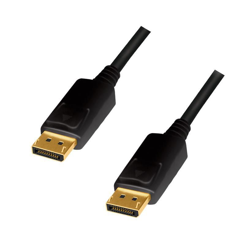 Logilink DisplayPort-Kabel.DP/M zu DP/M.4K/60Hz.CCS.Black 1m