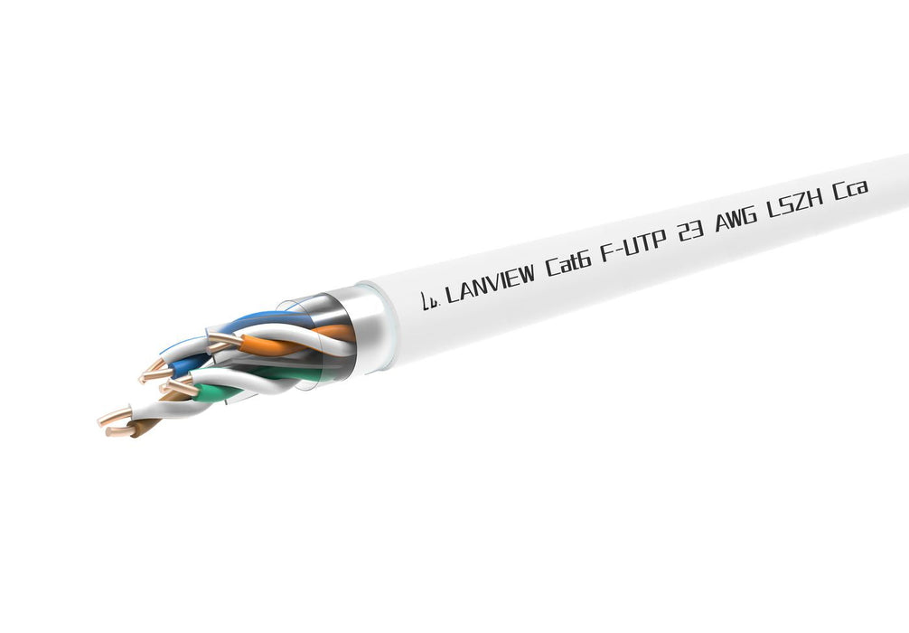 4x2xAWG23 LSZH white 500m,