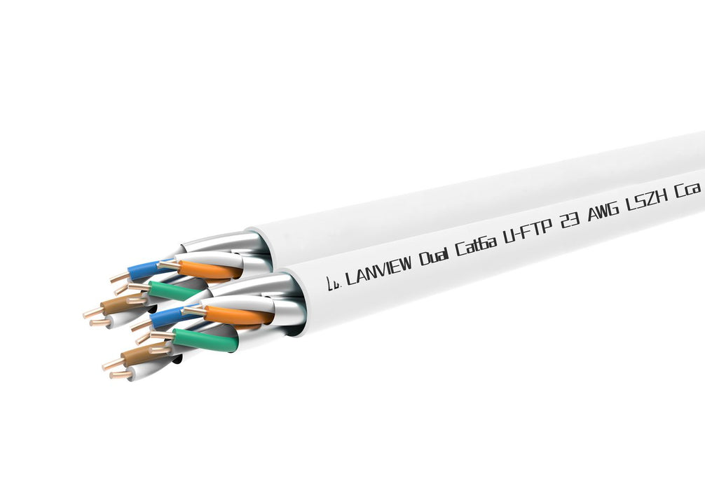 Cable 4x2xAWG23 LSZH white