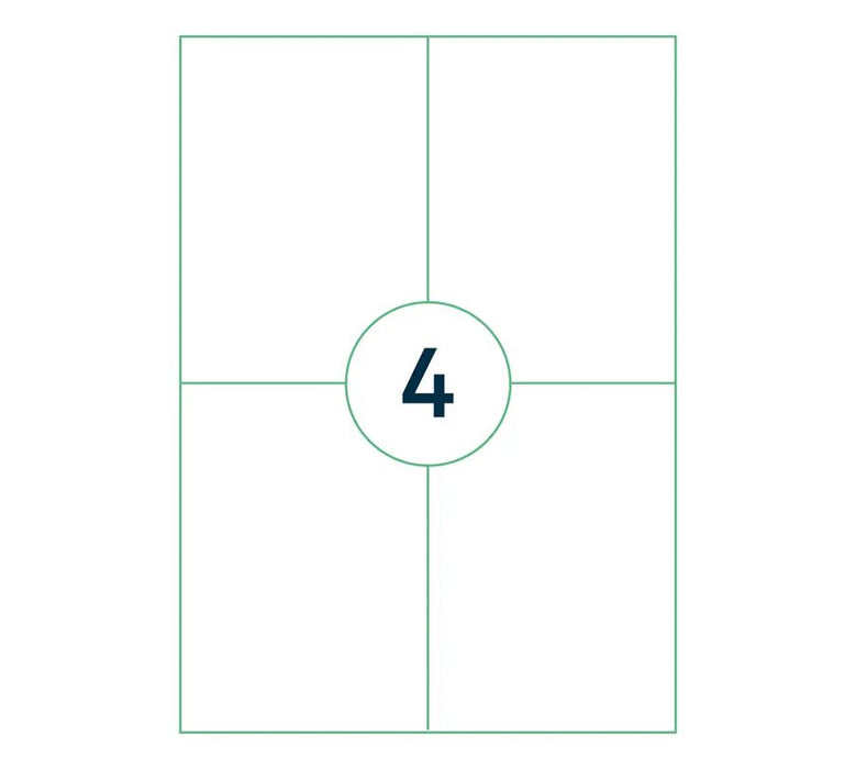 per sheet, 400 labels per