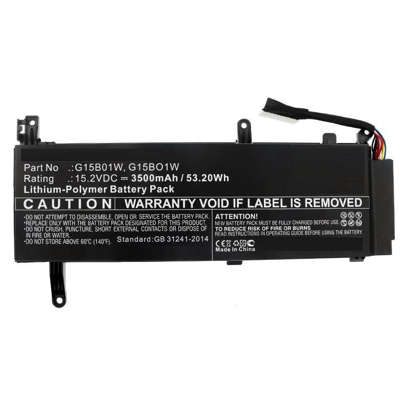 53.20Wh 15.2V 3500mAh 53.20Wh